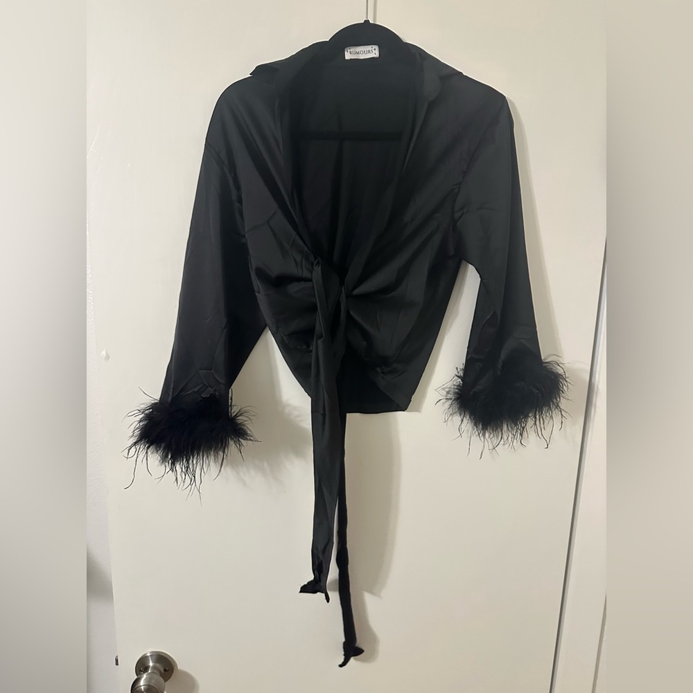 Tie front top